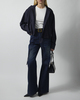 Acne Studios Skjorta Button-up Wool Overshirt Navy 34