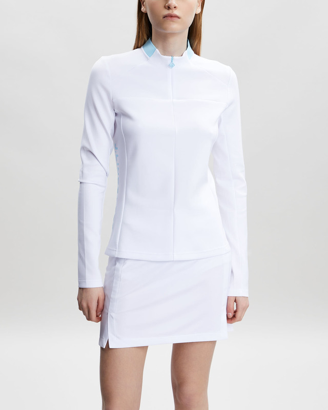 J Lindeberg Sweater Faye Mid Layer Vit L