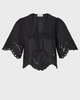 Malina Blouse Estela Broderie Anglais Black 38