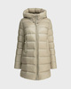 Moncler Lang parkas Suyenne Grønn MONCLER 3 (M/L)