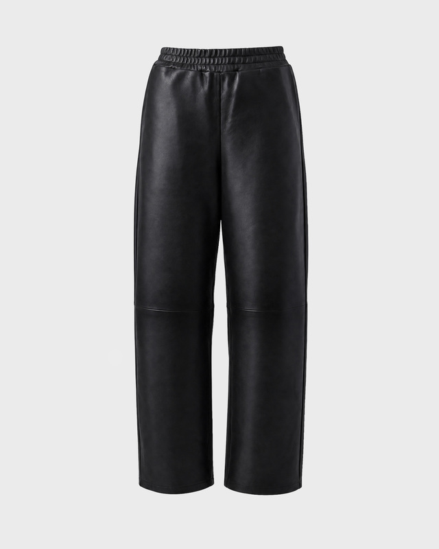 Wakakuu Icons Bukser Cropped Leather Black 42