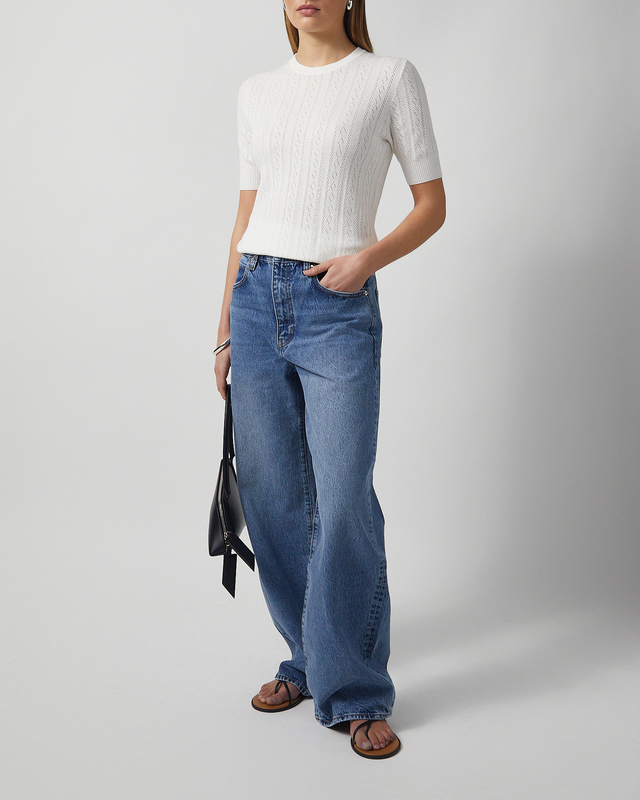 LISA YANG Sweater Nika Cashmere White 1 (S-M)