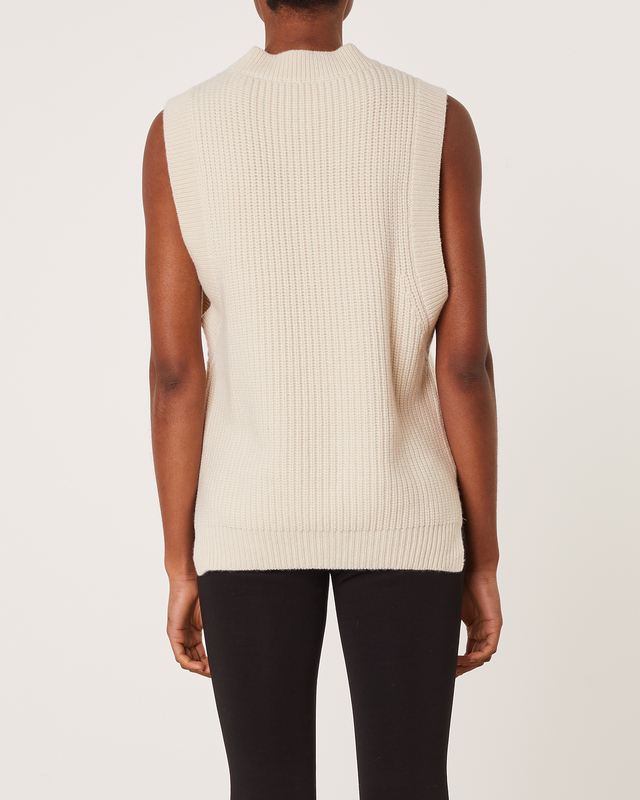 Ragdoll LA Cashmere Vest Bone XS