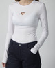 CLOEYS Top Tight Long Sleeve White XS