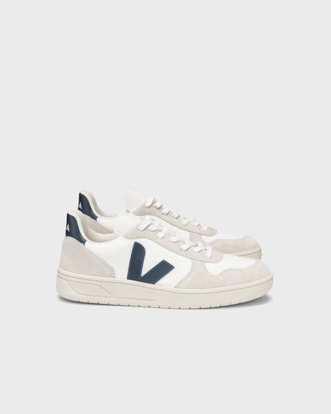 Sneakers V-10 B-MESH Vit/navy 1