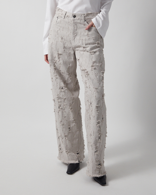 Haikure Jeans Bethany Bull Destroy Light grey 25