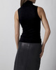 Wakakuu Icons Topp Sleevless Merino Turtleneck Black XL