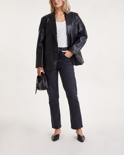 Kavaj Classic Recycled Leather  Svart 2