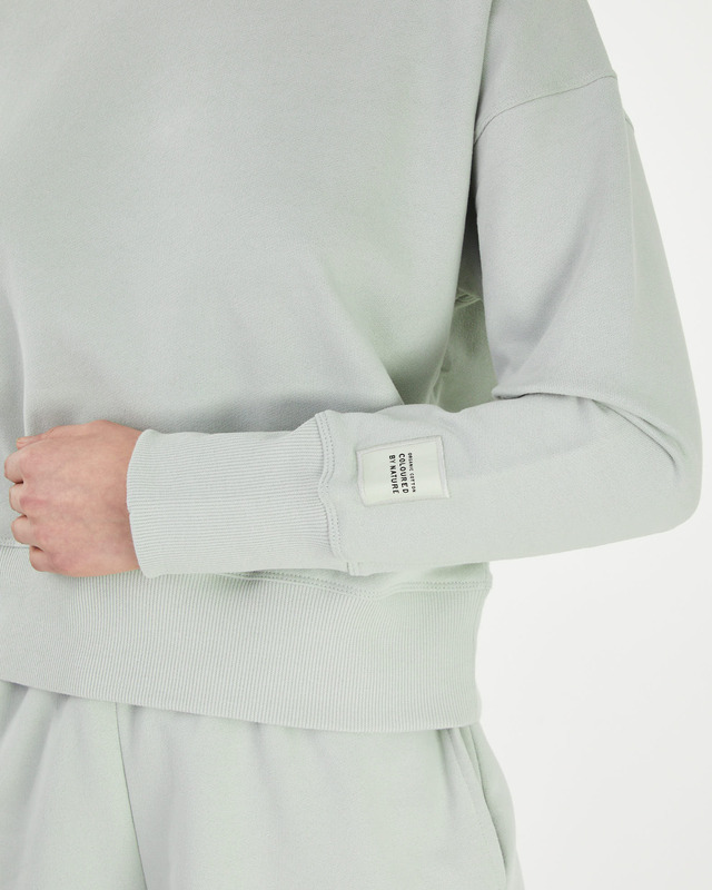 Casall Terry Crew Neck  Pistachio ice S