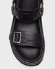Acne Studios Sandaler Buckle Leather Svart EUR 41