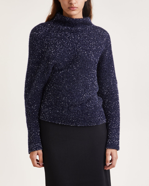 Tröja Technical Sequin Navy 1