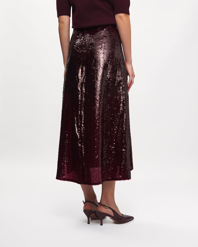 Wakakuu Icons Kjol Alba  Burgundy  XL