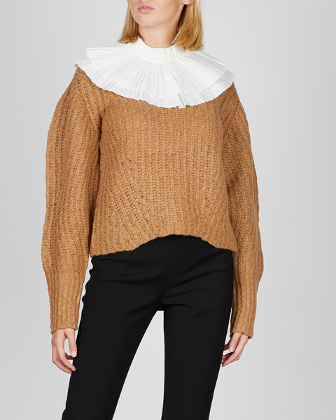 Sweater Octavia V-Neck Khaki 1