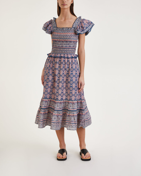 Klänning Parker Smocked Lila 1