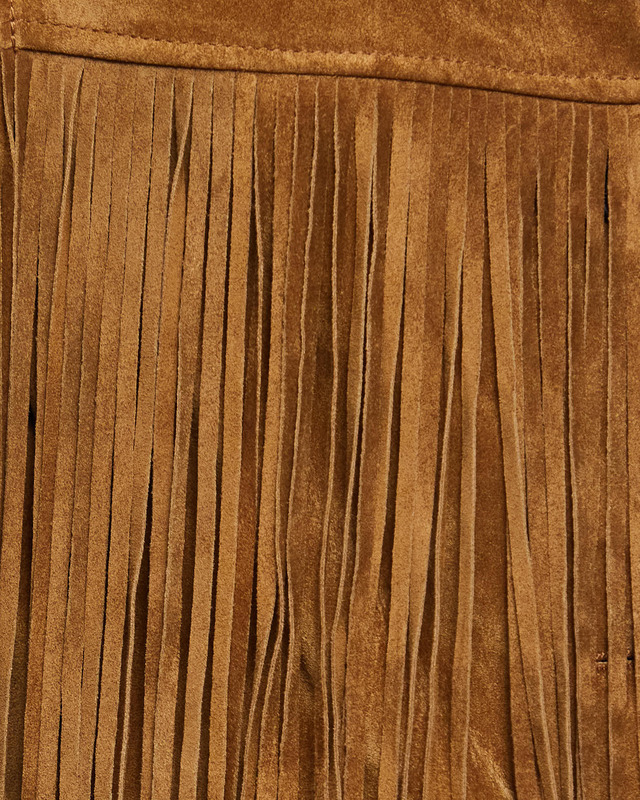 Golden Goose Deluxe Brand Jacka Journey Suede Fringes Brun IT 42 (EUR 36)