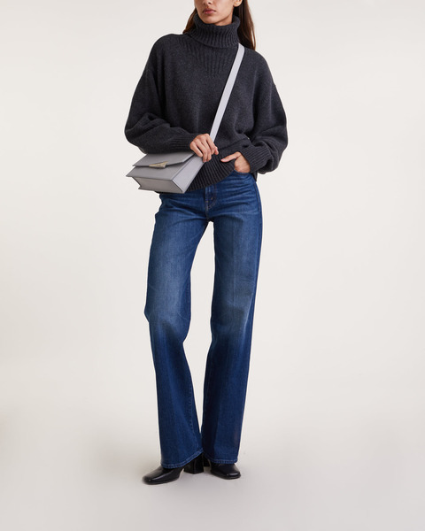 Tröja Wool Turtleneck  Anthracite 2