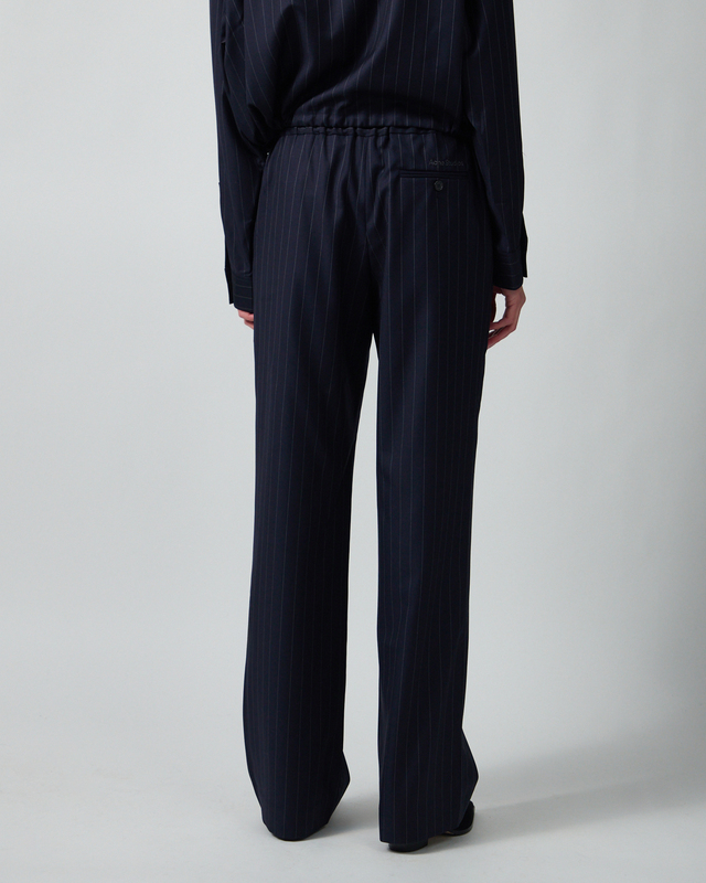 Acne Studios Byxor Wool Pinstripe Navy 38