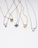 Izabel Display Necklace One Stone Svart ONESIZE
