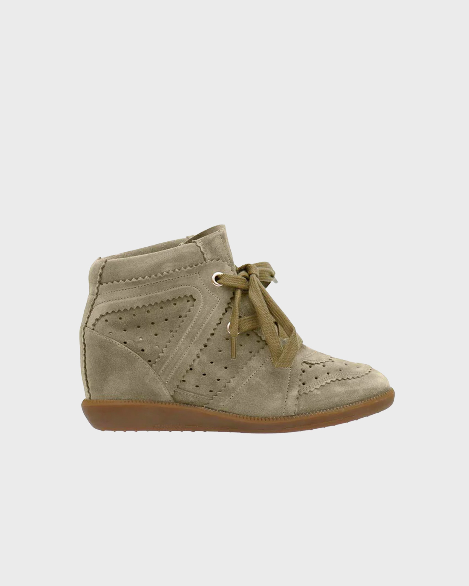 Isabel Marant Women's Taupe Sneakers Bobby Eur 40
