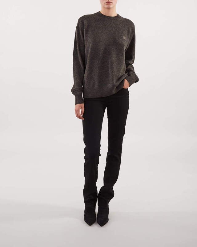 7 For All Mankind Jeans Kimmie Straight Bair Eco Svart 28