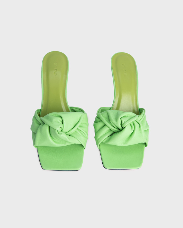 By Far Mules Lana Fresh Green Nappa Leather Green EUR 37