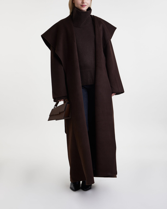 Tove Coat Zinnia Mörkbrun 40