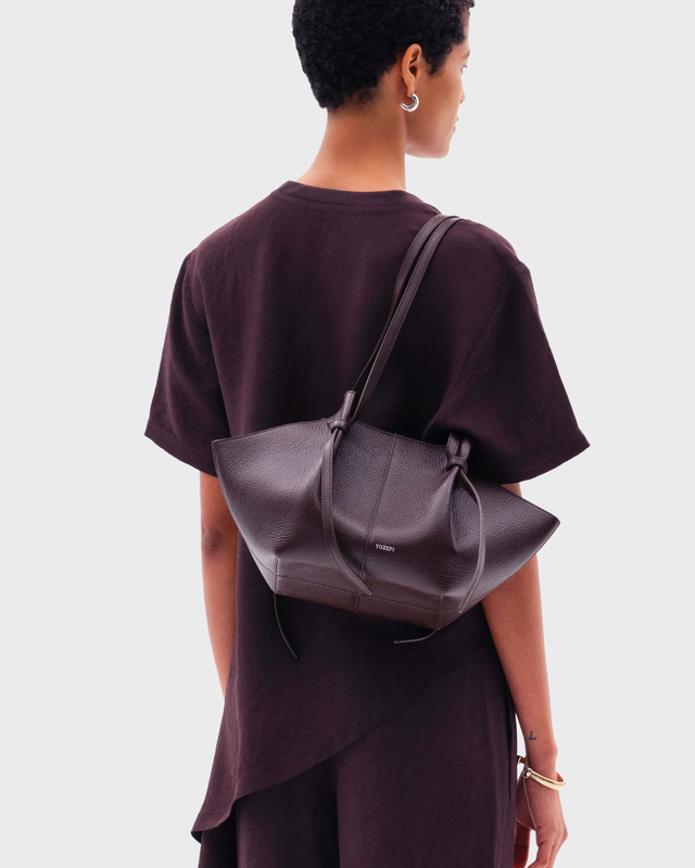 YUZEFI Mochi Suede Bag  Taupe ONESIZE