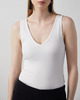 Wakakuu Icons Top Lotus Rib Tank White S