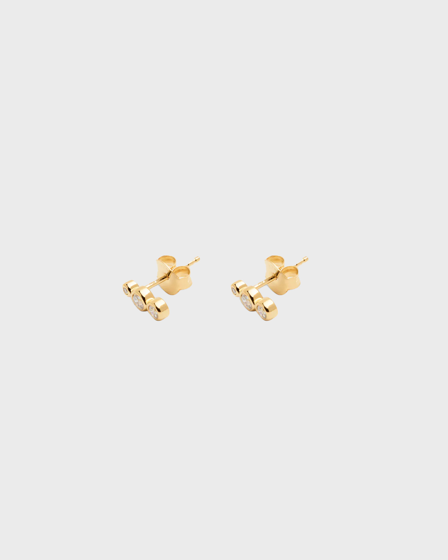 Ragbag Women's Gold Odile Studs Guld Onesize