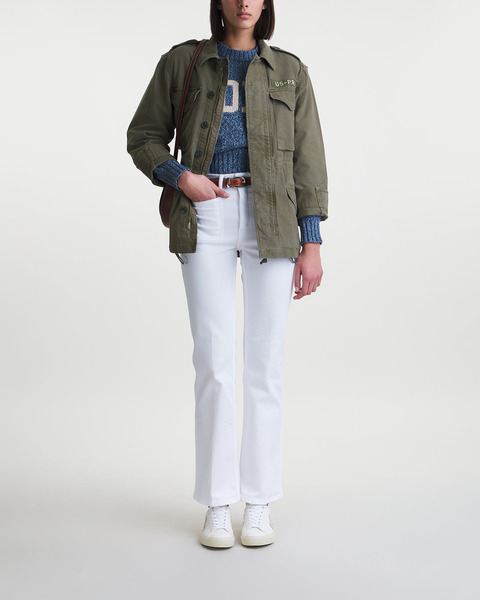 Jacket Relaxed Fit Army Twill Green 1