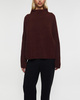 Filippa K Sweater Mika Yak Funnelneck Burgundy  M