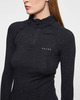 Falke Sport Tröja WT Longsleeve Zip Svart L