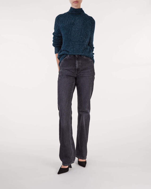 Acne Studios Tröja FN-WN-KNIT000481 Petrolblå L
