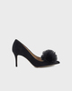 Custommade Pumps Aljo Suede Plush Svart EUR 38