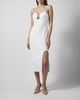 FARM Rio Klänning Sleeveless Midi Shell Offwhite XS