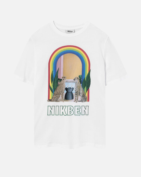 T-shirt Rainbow White 1