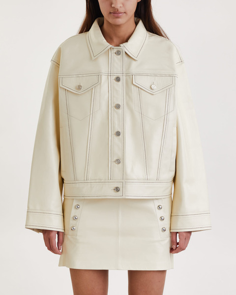 Jacka Oversized Jean Creme 1