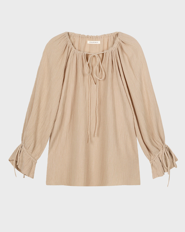 By Malene Birger Blouse Rose Weave Sand 34