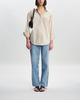 Filippa K Skjorta Stripe Poplin Gul 38