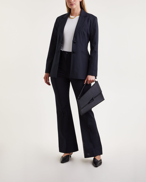 Blazer Stretch Stripe Fitted Sky captain 2