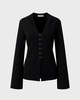 Wakakuu Icons Cardigan Milano Knit Cardigan Black XS