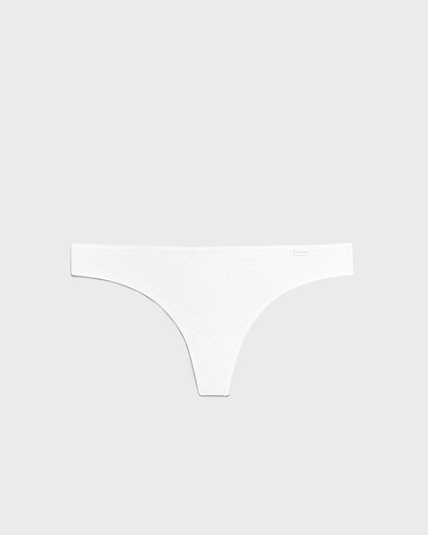 Trosa Thong Sheer Marquisette Vit 1