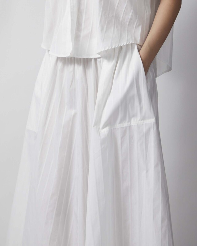 Dagmar Skirt Cotton Maxi White 34