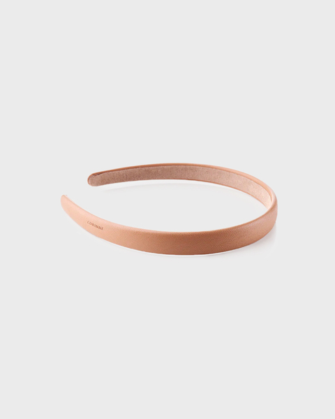 Vegan Diadem Narrow Plain Camel ONESIZE 1