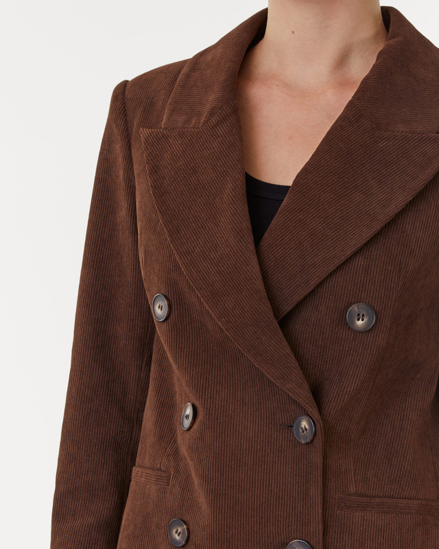 Wakakuu Icons Kavaj Choco Corduroy Brun XL