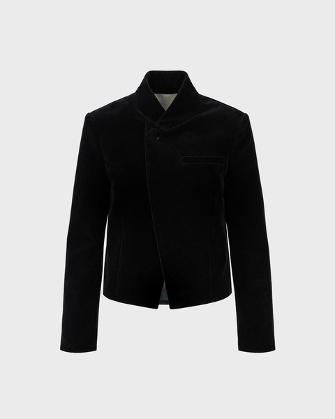 Kavaj Turn Velvet Svart 1