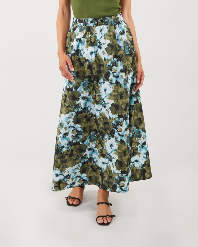 Gestuz Skirt BlishaGZ HW Blå 34