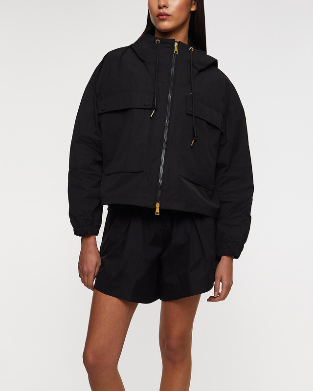 Moncler Jacket Sauvan Hooded Parka Black MONCLER 2 (M)