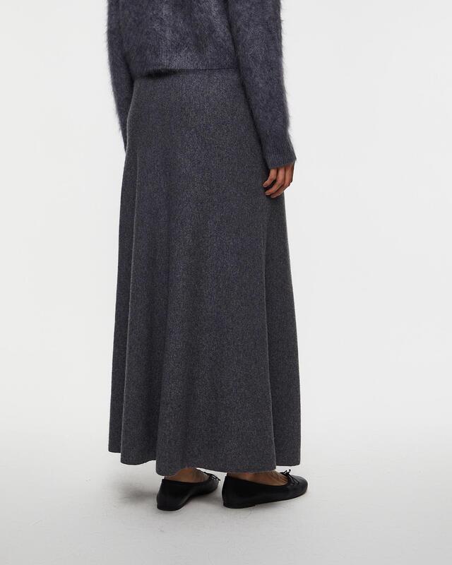 LISA YANG Skirt Torie Cashmere Grå 0 (XS-S)