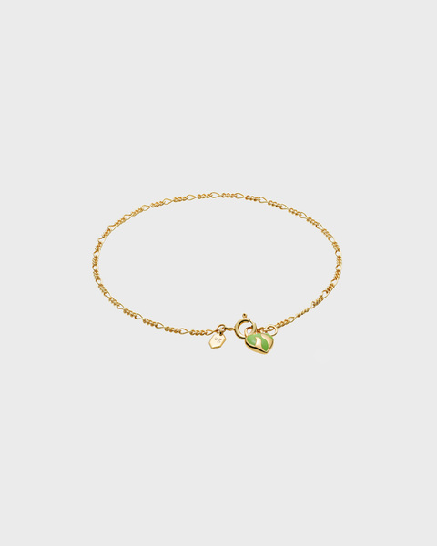 Halo Bracelet Small Green Gold HP Guld ONESIZE 1